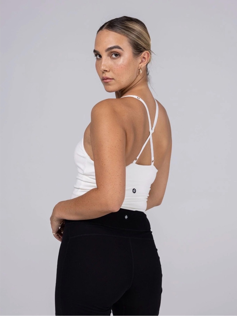 Allwear Bamboo Bra Top, size S, White